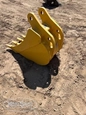 Used Bucket in yard,Side of used Bucket,Front of Deere Bucket